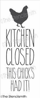 1157 - Kitchen Closed - The Stencilsmith