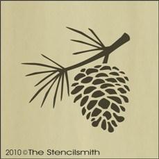 1175 - Pine Cone - The Stencilsmith