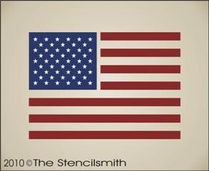 1177 - American Flag - The Stencilsmith