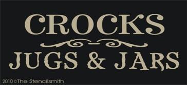 1186 - Crocks Jugs and Jars - The Stencilsmith