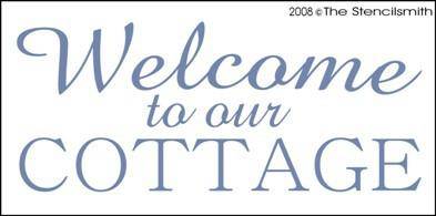 Welcome to our Cottage - The Stencilsmith