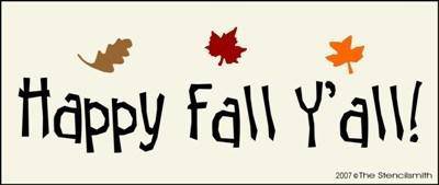 1188 - Happy Fall Y'all - The Stencilsmith