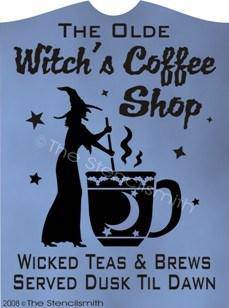 11 - Witch's Coffee Shop - The Stencilsmith