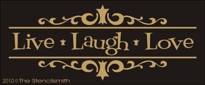 1210 - Live Laugh Love - The Stencilsmith