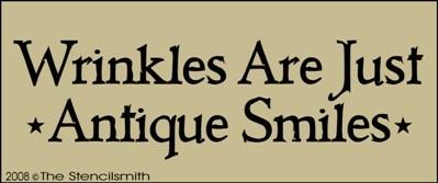 Wrinkles are just Antique Smiles - The Stencilsmith