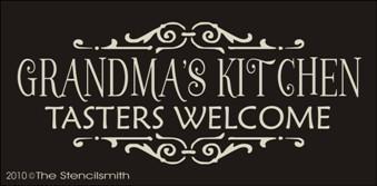 1218 - Grandma's Kitchen - Tasters Welcome - The Stencilsmith