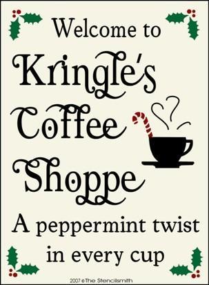 123 - Kringle's Coffee Shoppe - The Stencilsmith