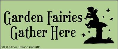 Garden Fairies Gather Here - The Stencilsmith