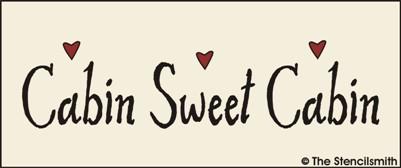 Cabin Sweet Cabin - The Stencilsmith
