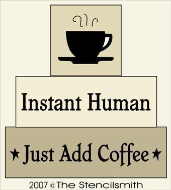 1250 - Instant Human - BLOCK stencils
