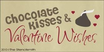 1258 - Chocolate Kisses & Valentine Wishes - The Stencilsmith