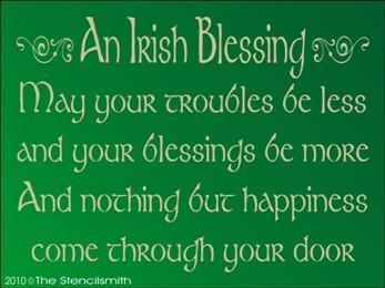 1263 - Irish Blessing - The Stencilsmith