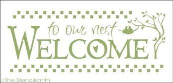 1287 - Welcome to our Nest - The Stencilsmith