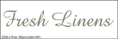 Fresh Linens stencil