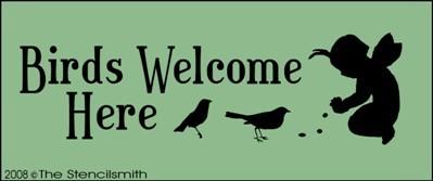 Birds Welcome Here - The Stencilsmith