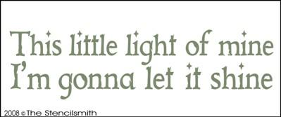 This little light of mine - The Stencilsmith