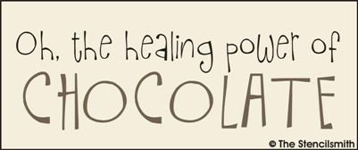 Oh, the healing power of CHOCOLATE - The Stencilsmith