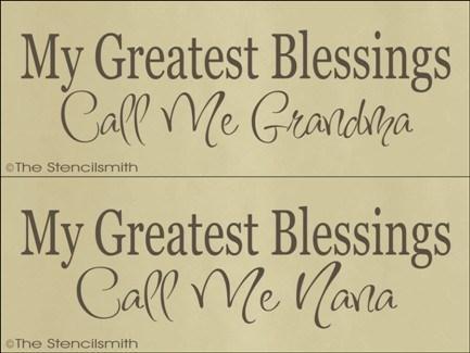 1325 - My greatest blessings call me Grandma Nana - The Stencilsmith