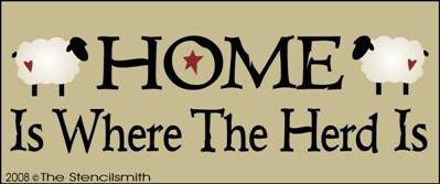 HOME is where the herd is - The Stencilsmith