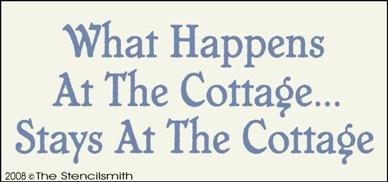 What Happens at the Cottage Stays - The Stencilsmith