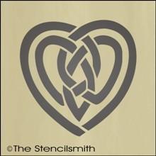 1356 - Celtic Heart Knot - The Stencilsmith