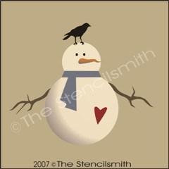136 - Snowman - The Stencilsmith