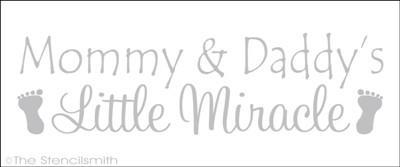 1411 - Mommy & Daddy's Little Miracle - The Stencilsmith