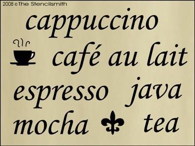 Cappuccino Mocha Java - The Stencilsmith