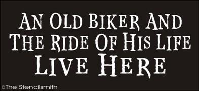 1422 - An old biker and the ride of his life live here - The Stencilsmith