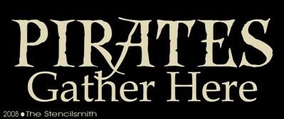 Pirates Gather Here - The Stencilsmith