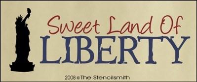 Sweet Land Of Liberty - B - The Stencilsmith