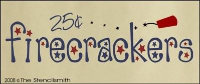 Firecrackers 25c - The Stencilsmith