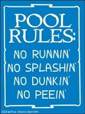Pool Rules - B - The Stencilsmith