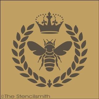 1506 - Royal Bee Wreath - The Stencilsmith