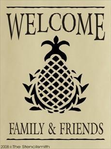 151 - Welcome Family & Friends - The Stencilsmith