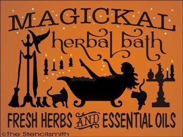 1532 - Magickal Herbal Bath - The Stencilsmith
