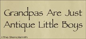 1553 - Grandpas are just antique little boys - The Stencilsmith
