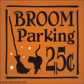 1555 - Broom Parking 25c - The Stencilsmith