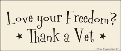 Love your freedom?  Thank a Vet - The Stencilsmith