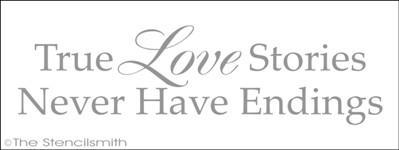 1620 - True Love Stories Never Have Endings - The Stencilsmith