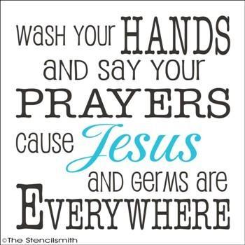 1633 - Wash your Hands and Say your Prayers - The Stencilsmith