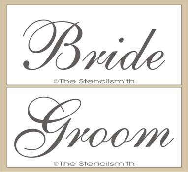 1640 - Bride Groom - The Stencilsmith