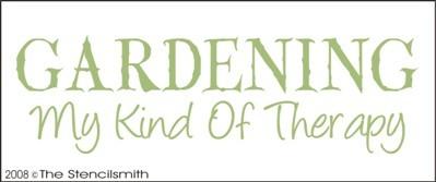 GARDENING - My Kind Of Therapy - The Stencilsmith