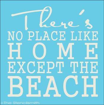 1717 - There's no place like home BEACH - The Stencilsmith