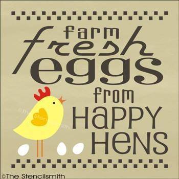 1735 - Farm Fresh Eggs - The Stencilsmith