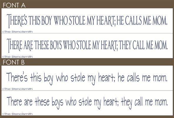 1747 - There's this boy who stole my heart - The Stencilsmith