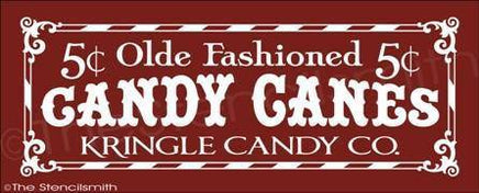 1751 - Candy Canes - The Stencilsmith