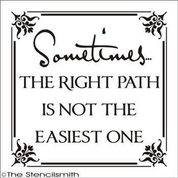 1753 - Sometimes the right path - The Stencilsmith