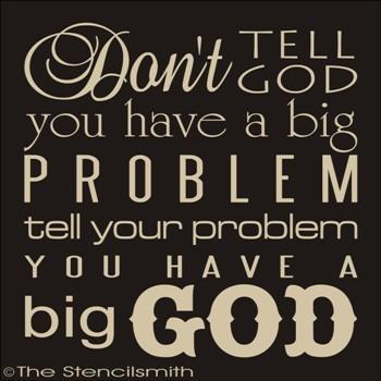 1806 - Don't tell God you have - The Stencilsmith