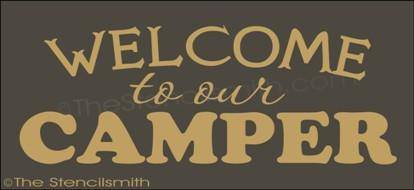 1841 - Welcome to our CAMPER - The Stencilsmith